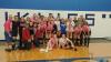 Dig Pink 2018 - some of the volleyball team, parents and varsity boys who faced off in the fun event